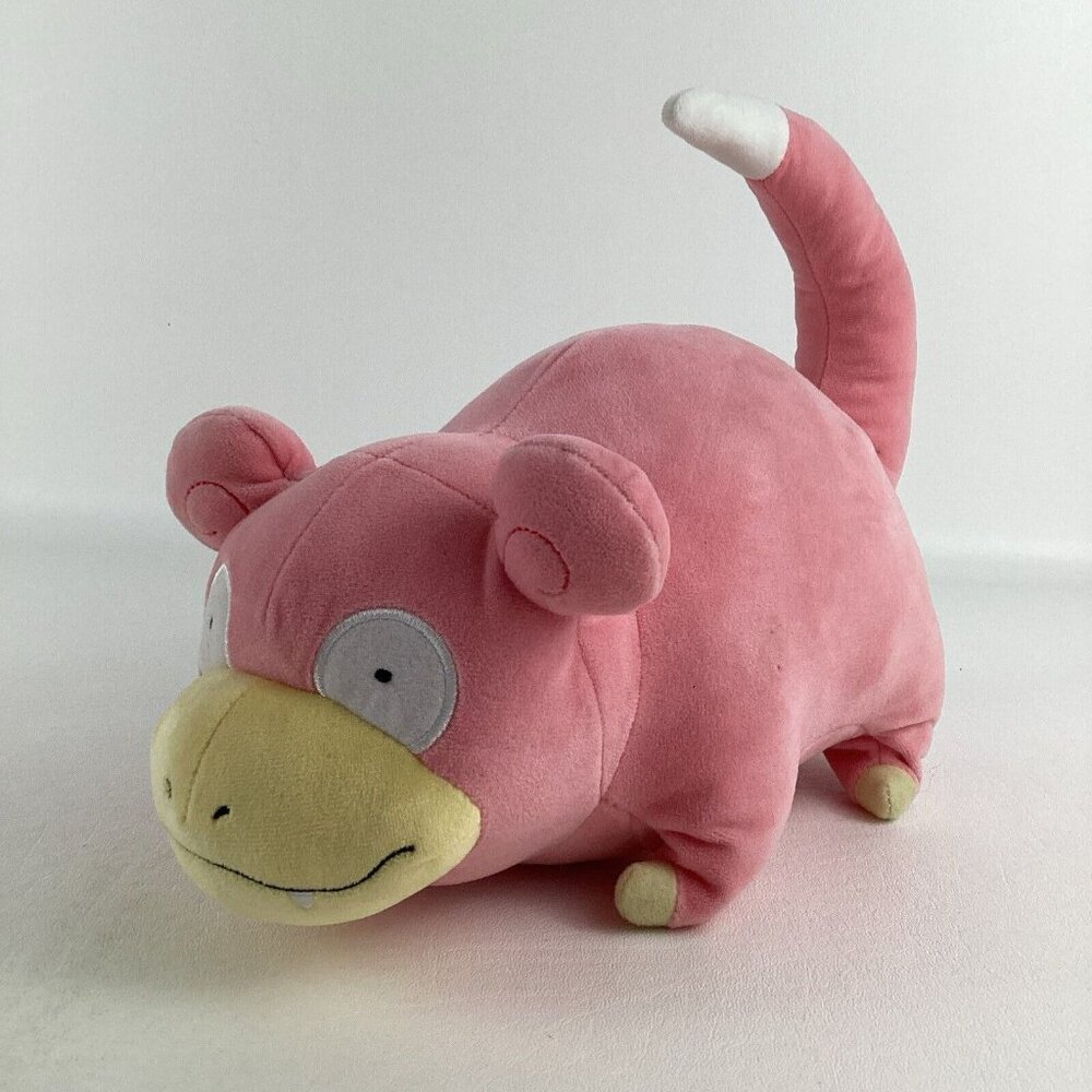 Pokemon Slowpoke 13" Plush Stuffed Animal Toy Nintendo 2021 Dopey Yadon Psychic